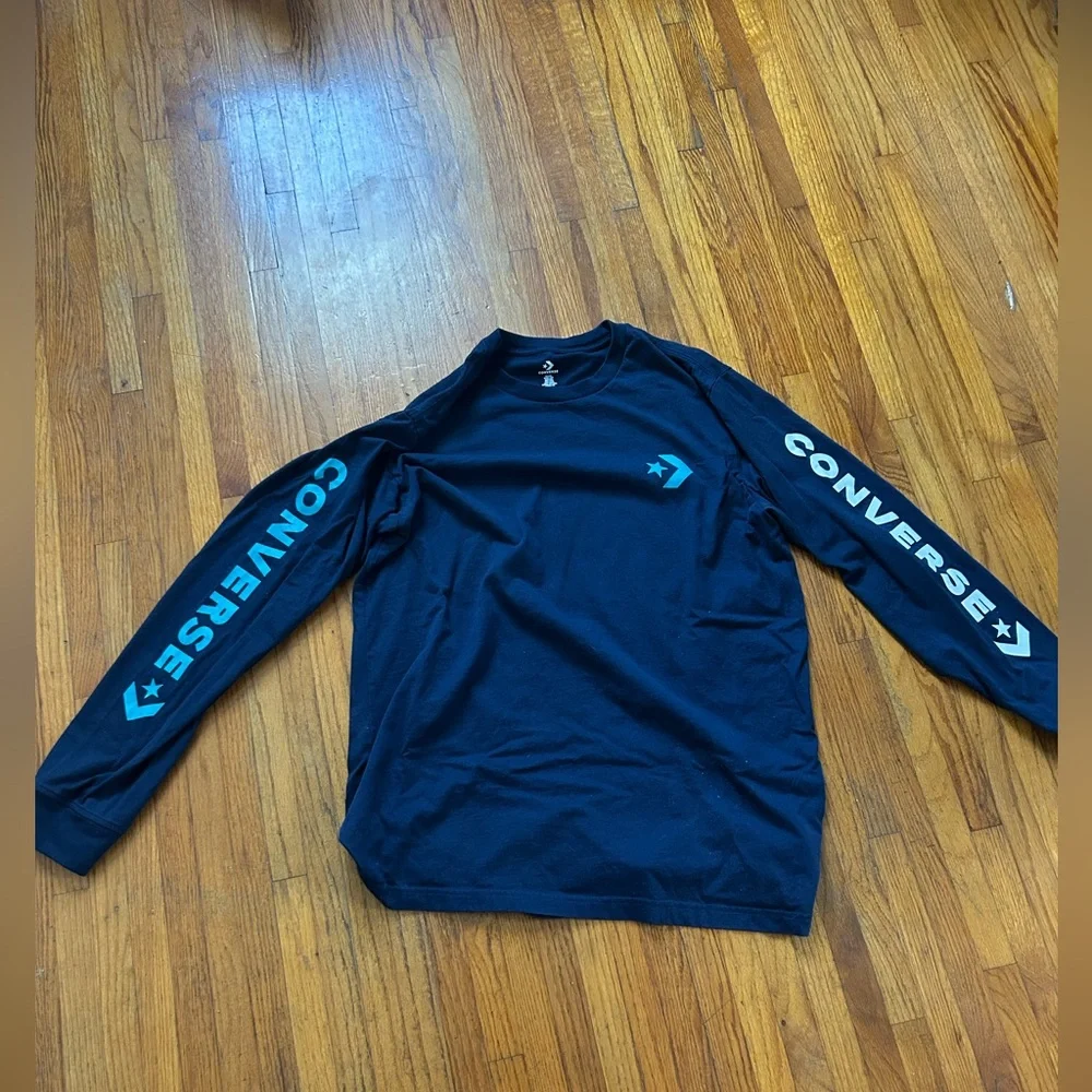 Converse Navy Long Sleeve Tee Size XXL - Picture 3 of 4
